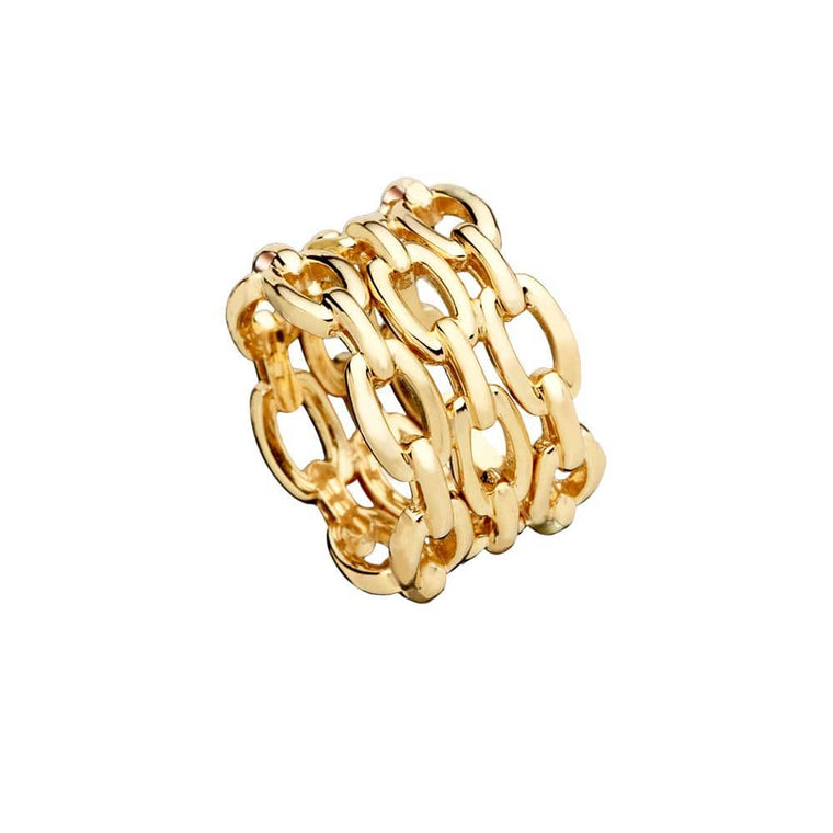 Carmine Stacked Ring