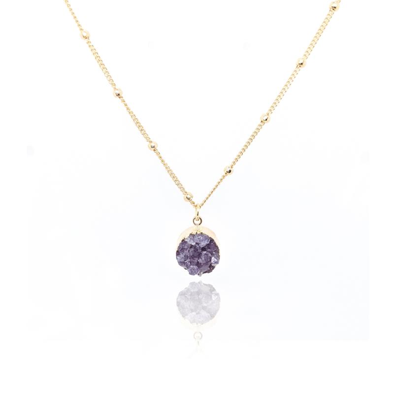 Kendra Druzy Amethyst