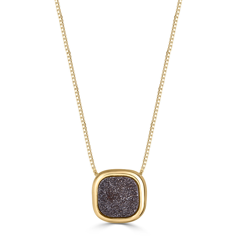 Ravello Drusy Gold Necklace