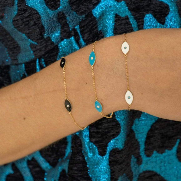 Nazar Enamel Romy Bracelet